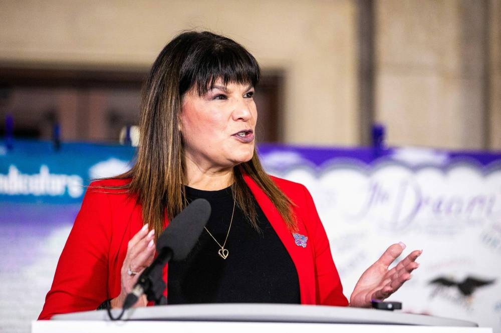 MIKAELA MACKENZIE / FREE PRESS FILES
Manitoba Housing, addictions and homelessness minister Bernadette Smith