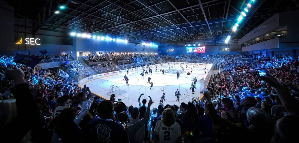 SUPPLIED
The Southeast Event Centre will be home to the MJHL’s Steinbach Pistons and can be configured for 4,000-seat concerts.