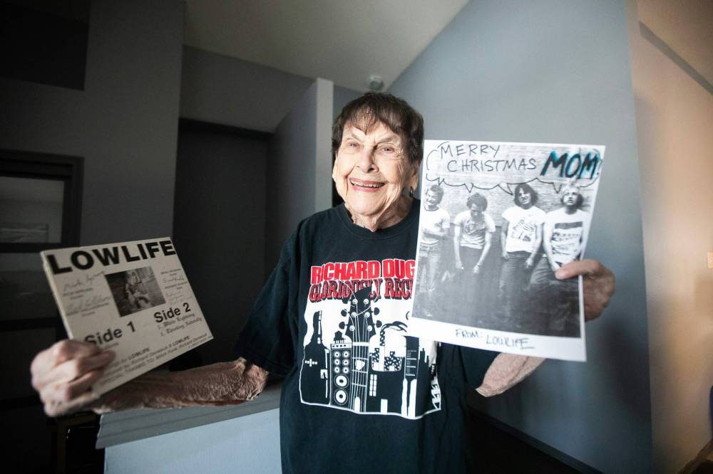 MIKAELA MACKENZIE / FREE PRESS
Gail Halldorson, teen punk rocker host and