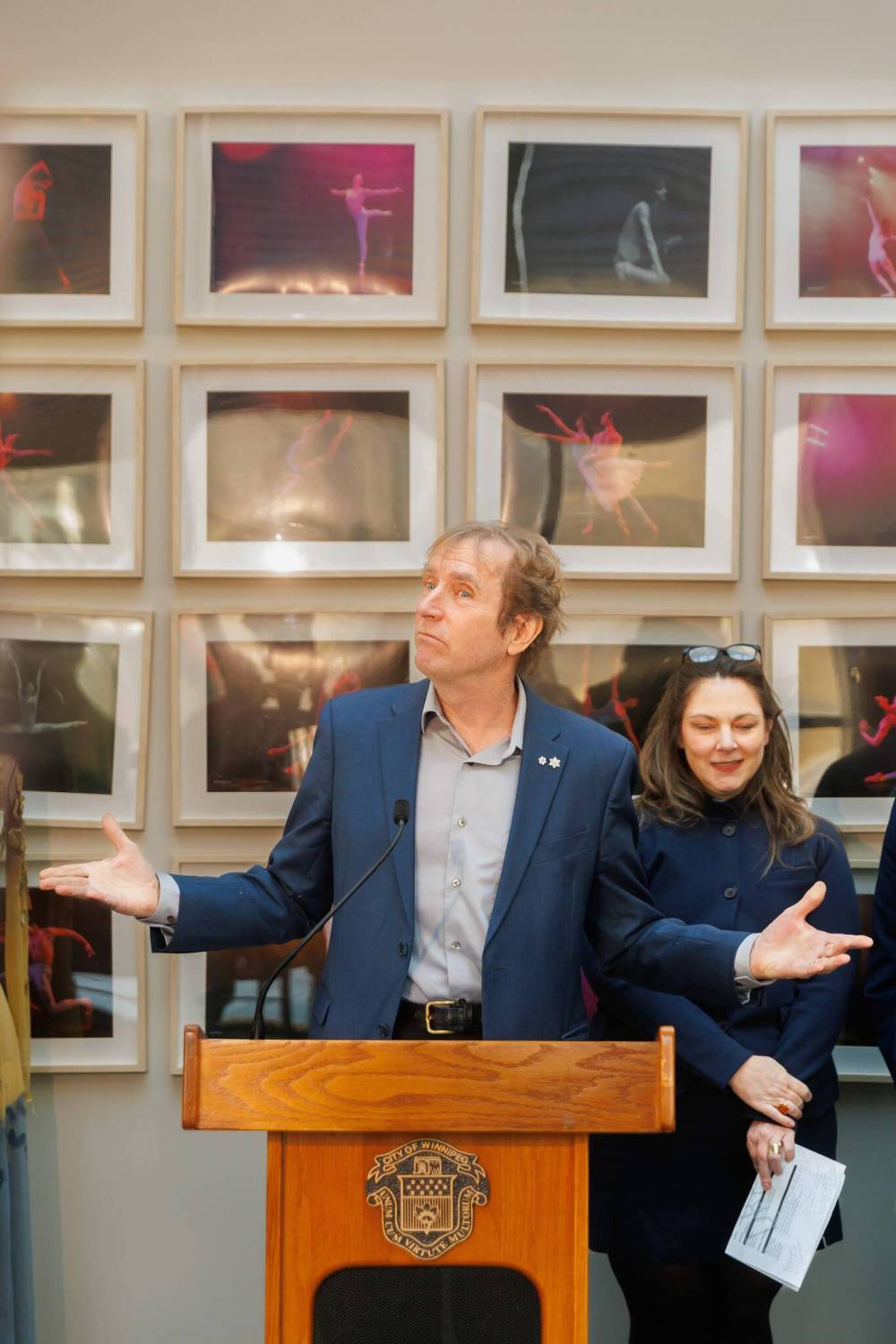 MIKE DEAL / FREE PRESS
André Lewis, Artistic Director of the Royal Winnipeg Ballet. The RWB will receive new funding from the city, designated for organizations with more than 40 years presence downtown.