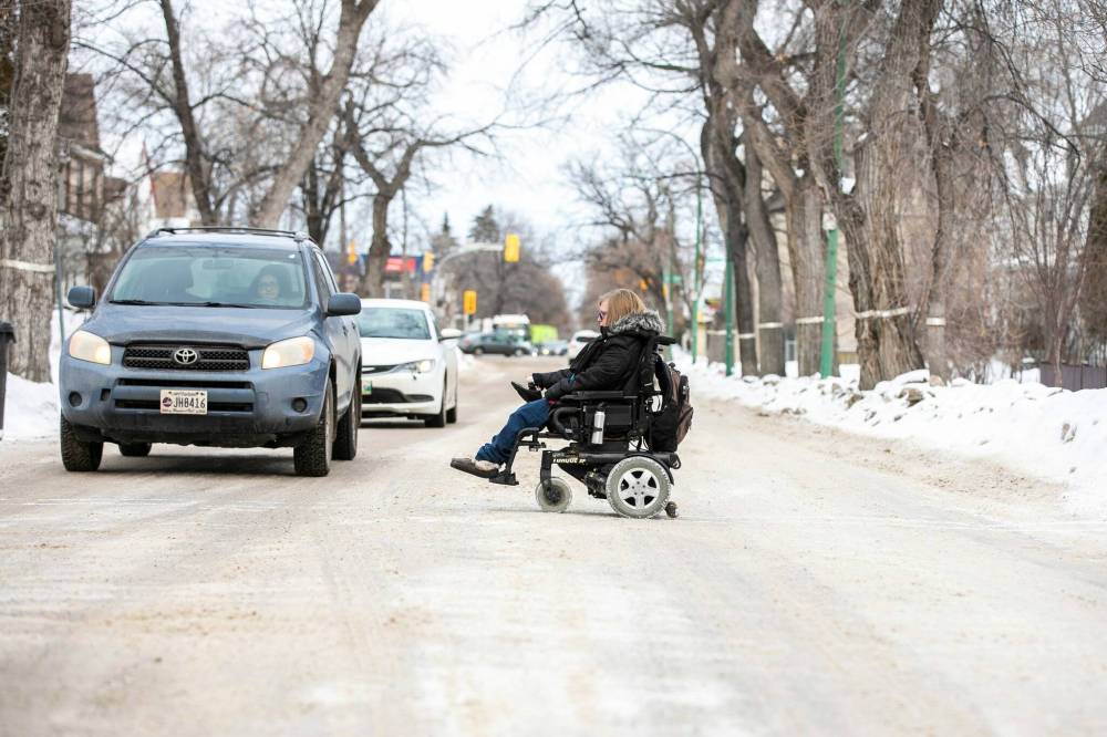 MIKAELA MACKENZIE / FREE PRESS
Melissa Graham, executive director of the Manitoba League of Persons with Disabilities, said the proposed pilot project felt more like a disguised budget cut.