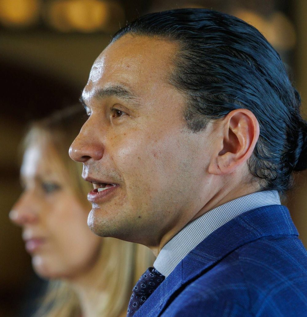 MIKE DEAL / FREE PRESS FILES
Manitoba Premier Wab Kinew met with fellow premiers and Prime Minister Justin Trudeau to discuss the economic threat posed by incoming U.S President Donald Trump.