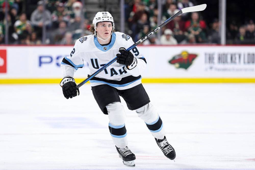 Matt Krohn / The Associated Press
Logan Cooley is part of the talented young core on the Utah Hockey Club.