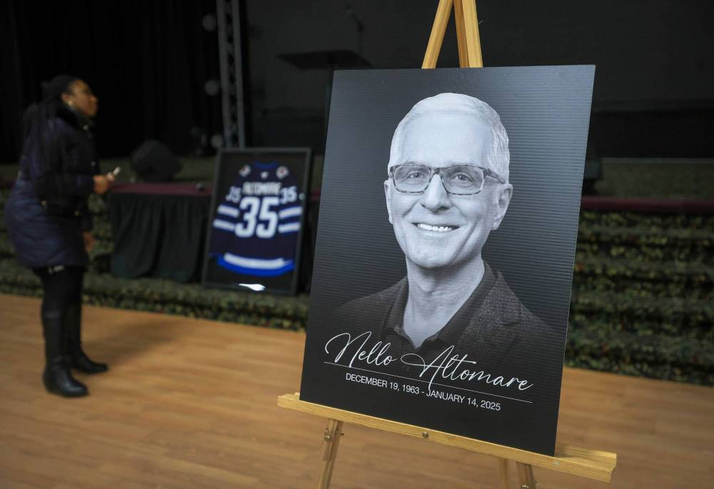 RUTH BONNEVILLE / FREE PRESS
Nello Altomare was Manitoba’s 35th minister of education.