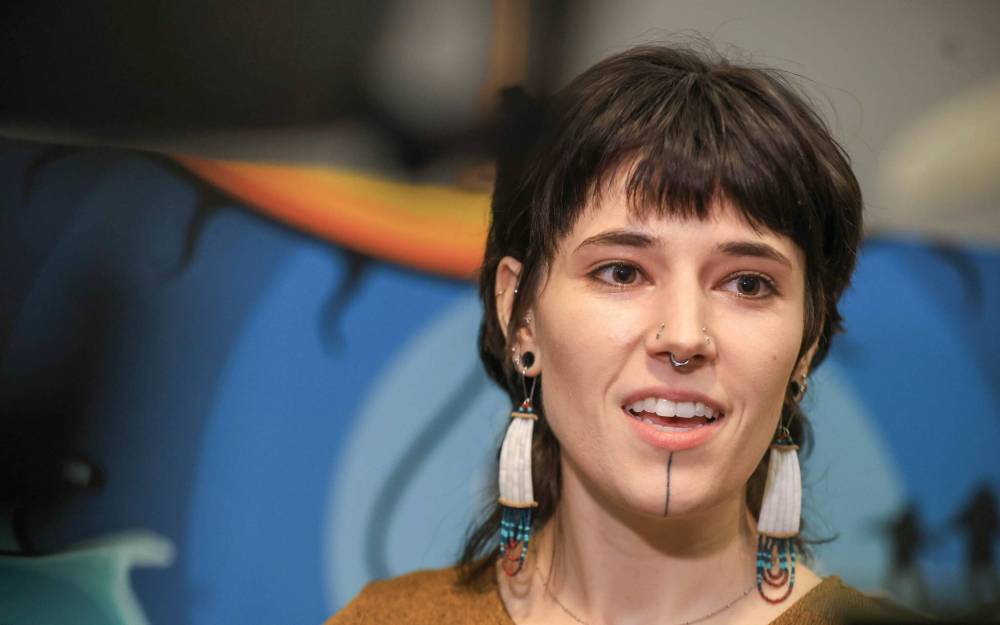 RUTH BONNEVILLE / FREE PRESS
Proulx is a tattooist and taxidemist turned sought-after local muralist.