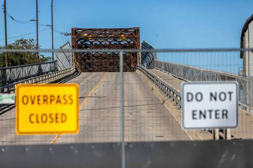 MIKAELA MACKENZIE / FREE PRESS FILES
                                The Arlington Bridge, which opened in 1912, closed suddenly on Nov. 21, 2023, due to structural concerns, raising questions about its future.