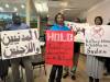 MALAK ABAS / FREE PRESS
                                Arek Manyang (centre) chose to attend Saturday’s gathering at the South Sudanese Community Centre to call for justice for her family, who still lives in South Sudan, and others suffering.