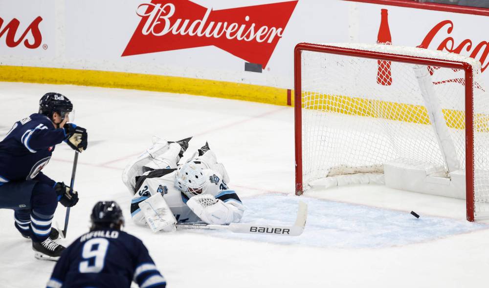 “It means a lot. I feel like I really deserved that lucky bounce that I got. I’ve been working hard now for a while without (seeing) any results for it. So, it was nice to get that one,” said David Gustafsson. (John Woods / The Canadian Press)