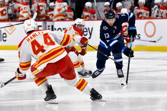 Gabriel Vilardi has 11 goals on the Jets' league-leading power play this season. (Fred Greenslade / The Canadian Press files)