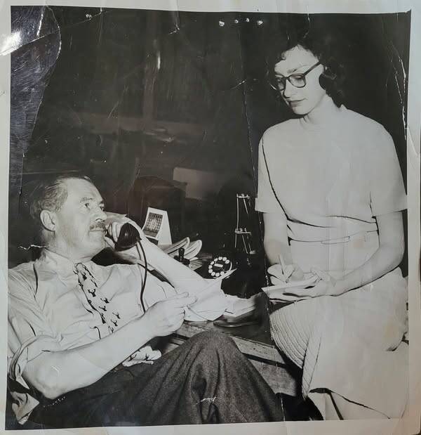 SUPPLIED
Feldman as a cub reporter in the 1950s.