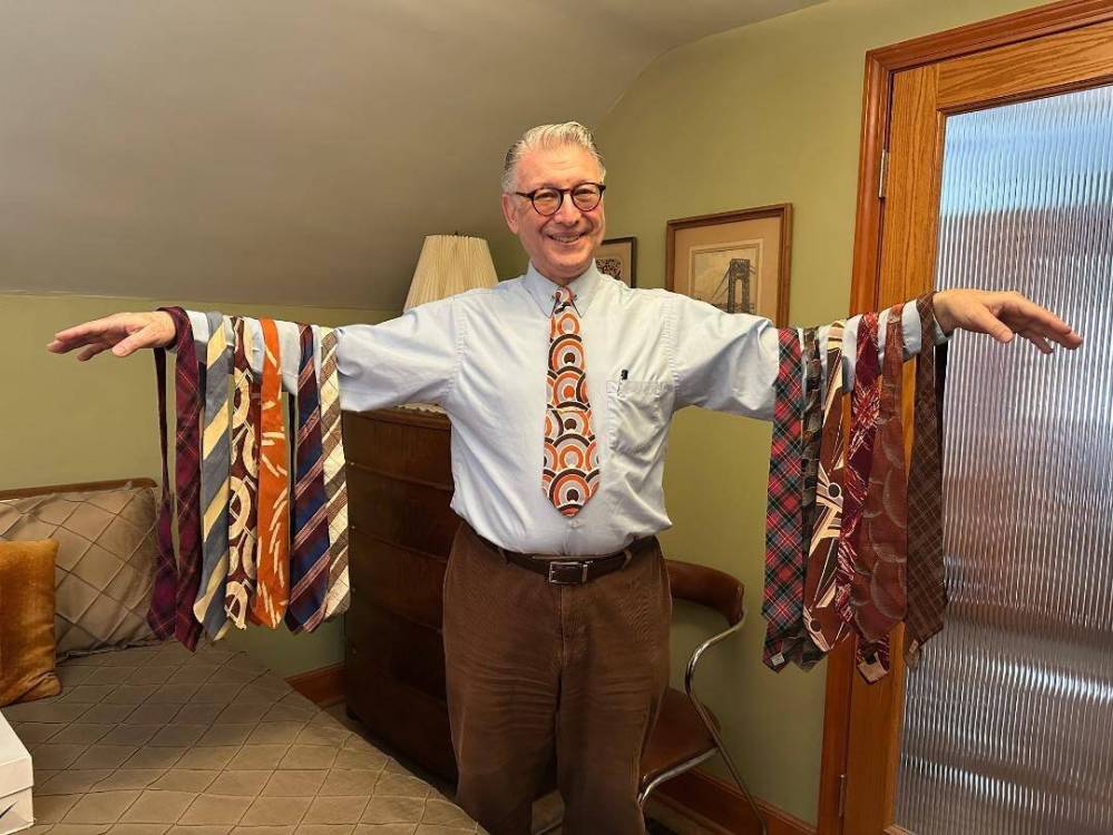 Supplied
George Eastman Museum employee Anthony L’Abbate rarely wears a tie not around a century old.