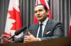 MIKAELA MACKENZIE / FREE PRESS 	 Premier Wab Kinew speaks to the media at the Manitoba Legislative Building on Wednesday, Jan. 29, 2025. For Maggie story. Winnipeg Free Press 2025