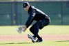 FILE - Chicago White Sox shortstop Colson Montgomery fields a ball during a spring training baseball practice, Wednesday, Feb. 15, 2023, in Phoenix. (AP Photo/Matt York, File)
