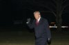 President Donald Trump waves as he walks from Marine One upon arrival on the South Lawn of the White House in Washington, Monday, Jan. 27, 2025. (AP Photo/Rod Lamkey, Jr.)