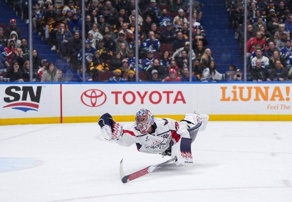 The NHL salary cap is expected to climb US$25.5 million over the next three seasons, according to figures released Friday by the league and the NHL Players' Association.Washington Capitals goalie Charlie Lindgren dives to make a glove save during NHL action against the Vancouver Canucks in Vancouver, on Saturday, January 25, 2025. THE CANADIAN PRESS/Darryl Dyck