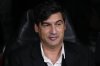 FILE - AC Milan's head coach Paulo Fonseca prior to the Champions League opening phase soccer match against Real Madrid at the Santiago Bernabeu stadium in Madrid, Spain, Nov. 5, 2024. (AP Photo/Manu Fernandez, File)