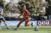 Kaylee Hunter runs for the ball while playing for the Canadian under-17 team in a 2024 handout photo. The 17-year-old forward from Calgary has signed with AFC Toronto of the new Northern Super League. THE CANADIAN PRESS/HO, AFC Toronto, Audrey Magny *MANDATORY CREDIT*