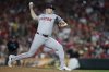 FILE - Boston Red Sox relief pitcher Brad Keller throws against the Cincinnati Reds during the eighth inning of a baseball game Friday, June 21, 2024, in Cincinnati. (AP Photo/Jay LaPrete, File)