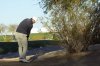 Jordan Spieth hits out of the desert on the 11th hole during the first round of the Waste Management Phoenix Open PGA Tour golf tournament at the TPC Scottsdale Thursday, Feb. 6, 2025, in Scottsdale, Ariz. (AP Photo/Ross D. Franklin)