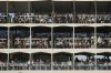 Some of the thousands gathered at the 16th hole during the first round of the Waste Management Phoenix Open PGA Tour golf tournament at the TPC Scottsdale Thursday, Feb. 6, 2025, in Scottsdale, Ariz. (AP Photo/Ross D. Franklin)