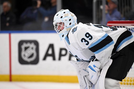 Utah goalie Connor Ingram has allowed only two goals in each of his past three starts. (Connor Hamilton / The Associated Press files)