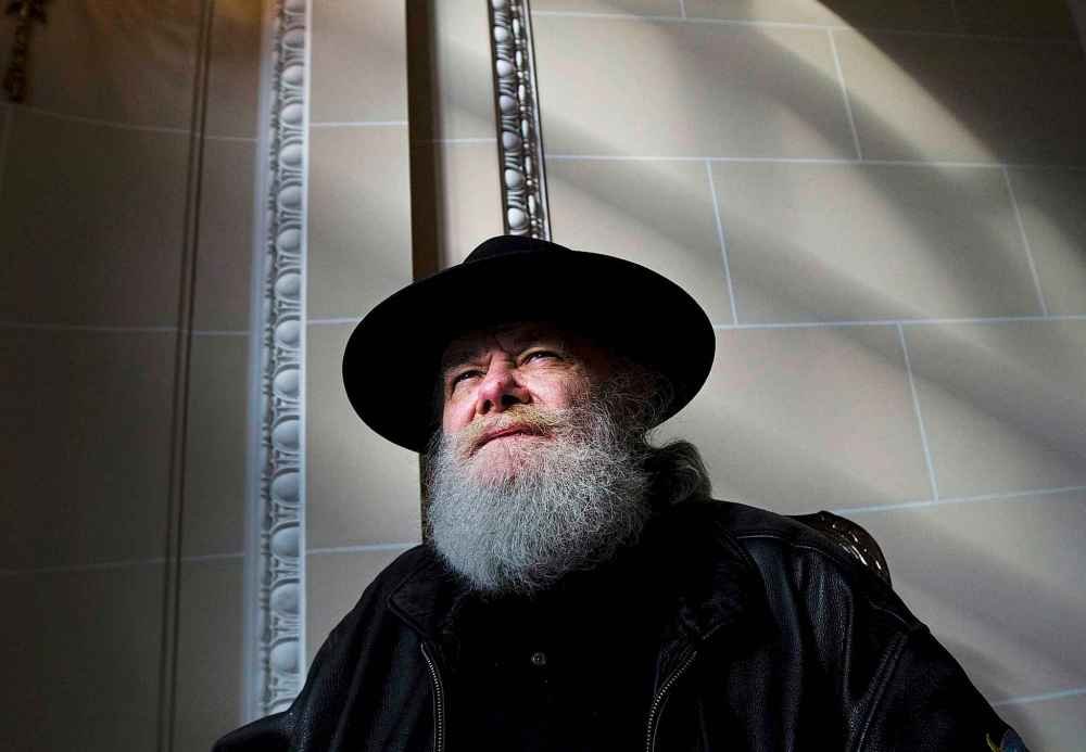 Musician Garth Hudson poses for a photograph in Toronto on Tuesday, November 2, 2010. THE CANADIAN PRESS/Nathan Denette