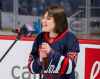 Olivia Steadman sang the Canadian and American anthems last week at Canada Life Centre prior to the game between the Winnipeg Jets and Seattle Kraken. (Jonathan Kozub / Winnipeg Jets)