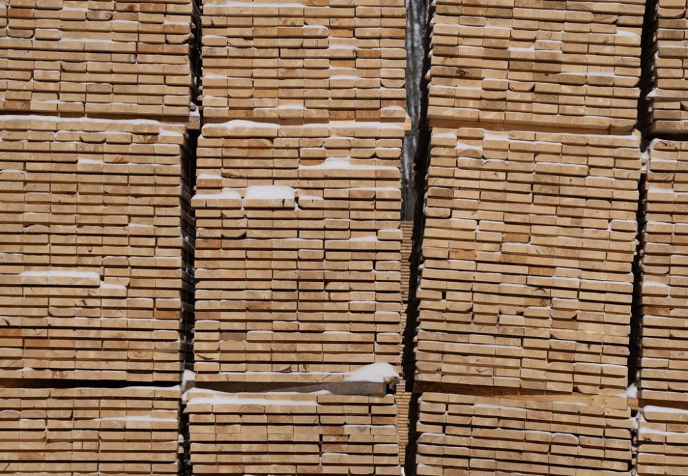 California's homebuilders may continue to buy Canadian lumber even if new tariffs threatened by U.S. President Donald Trump comes into effect, as demand skyrockets after devastating wildfires in Los Angeles. Softwood lumber sits stacked at, a sawmill in Mont-Blanc, Que., on Jan. 20. THE CANADIAN PRESS/Christinne Muschi