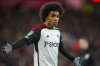 FILE - Fulham's Willian reacts during the EFL Cup first leg semifinal soccer match between Liverpool and Fulham at Anfield stadium in Liverpool, England, Jan. 10, 2024. (AP Photo/Jon Super, File)