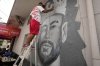 A mural of Brazilian soccer player Neymar is painted next to Vila Belmiro stadium in Santos, Brazil, Friday, Jan. 31, 2025, before a ceremony presenting him as a new Santos FC player. (AP Photo/Andre Penner)