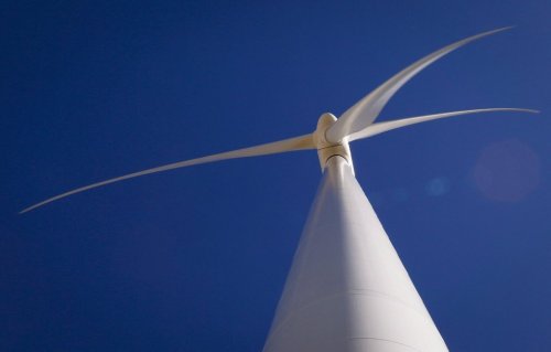 A wind turbine is shown at a wind farm near Pincher Creek, Alta., March 9, 2016. The British Columbia government says it is working to expedite roughly $20 billion worth of energy and critical mineral projects in order to increase employment and draw investment at a time that Canada faces the threat of tariffs from the United States. THE CANADIAN PRESS/Jeff McIntosh