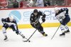 Washington Capitals left wing Alex Ovechkin (8) battles for the puck against Winnipeg Jets center Vladislav Namestnikov (7) and defenseman Neal Pionk (4) during the third period of an NHL hockey game, Saturday, Feb. 1, 2025, in Washington. (AP Photo/Nick Wass)