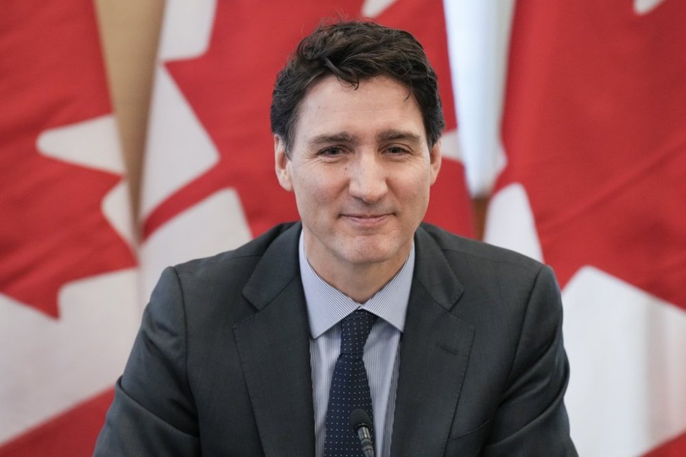 Prime Minister Justin Trudeau delivers remarks at a Canada-U.S. relations meeting at the Ontario Investment and Trade Centre in Toronto on Friday, Jan. 31, 2025. THE CANADIAN PRESS/Chris Young