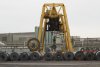 Coils of rolled steel are shown at the ArcelorMittal Dofasco facility in Hamilton, Ont., Thursday, Oct. 13, 2022. THE CANADIAN PRESS/Nathan Denette