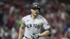 FILE - New York Yankees' Giancarlo Stanton runs the bases during the sixth inning in Game 4 of the baseball AL Championship Series against the Cleveland Guardians, Oct. 18, 2024, in Cleveland. (AP Photo/Godofredo A. Vásquez, file)