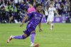 Orlando City defender Alex Freeman (30) reacts to scoring against Toronto FC during the first half of a MLS soccer match, Saturday, March 1, 2025, in Orlando, Fla. THE CANADIAN PRESS/AP, Kevin Kolczynski