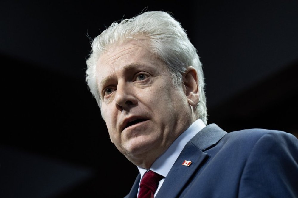 NDP MP for Timmins-James Bay Charlie Angus speaks during a news conference on Parliament Hill in Ottawa on Thursday, Feb. 27, 2025. THE CANADIAN PRESS/Adrian Wyld