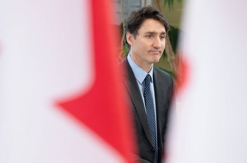 Prime Minister Justin Trudeau arrives to make an announcement on a $270-million agreement for Inuit-led conservation efforts in the Arctic during a press conference in Montreal on Thursday, Feb. 27, 2025. THE CANADIAN PRESS/Christinne Muschi