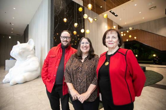 A passion for music and the arts inspired WSO volunteer committee members Paul McCulloch (left), Susan Richardson and Arlene Skull to get involved with the group. (Mikaela MacKenzie / Free Press)