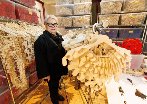 MIKE DEAL / FREE PRESS files
                                Tijen Roshko is the Winnipeg founder and designer behind Kolye TJN.