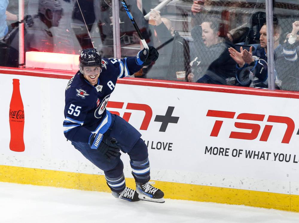 John Woods / THE CANADIAN PRESS files
Mark Scheifele’s 31 goals this season give him 328 for his career.