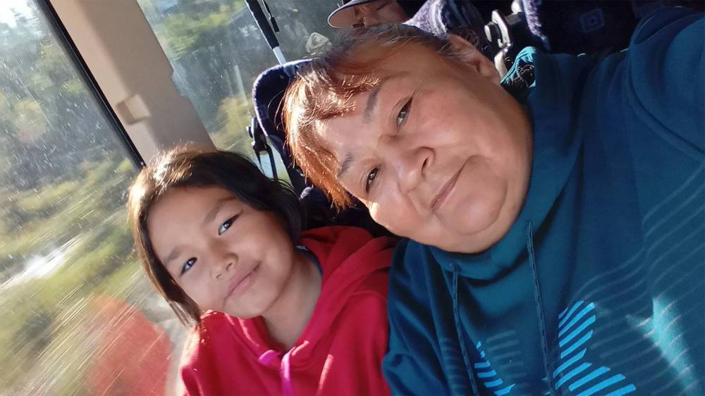SUPPLIED
Lorraine Trout with granddaughter Heavenly Monias, 9. The child was mauled by a pack of 10 dogs in Norway House in August.