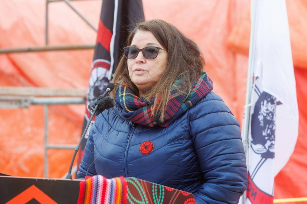 MIKE DEAL / FREE PRESS FILES
Minister of Health for The Manitoba Métis Federation, Frances Chartrand says the MMF plan to expand its grocery delivery and wellness check program with the $800,000 it was given.