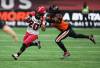 Darryl Dyck / The Canadian Press files 
                                The Blue Bombers signed kick-returner Peyton Logan (left) to a two-year contract on Tuesday.