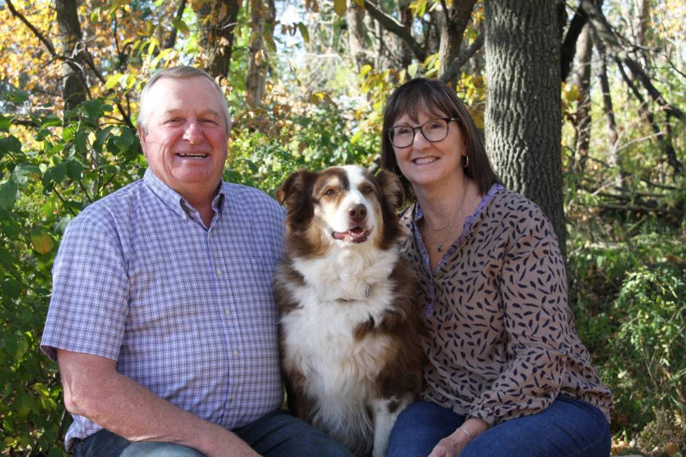 Campbell and wife Lauren, who were married for nearly fifty years.