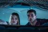 Olivia Holt, left, and Mason Gooding in “Heart Eyes.” (Christopher Moss / Sony Pictures / TNS)