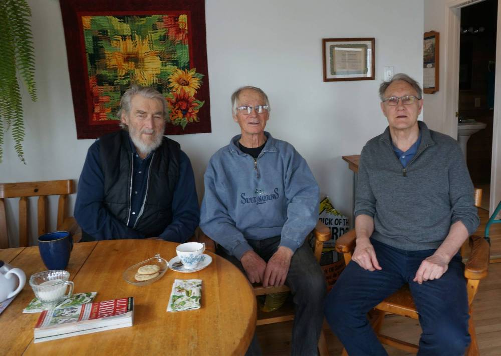 SUPPLIED
Kenora residents Henry Rasmussen (from left), Doug Orchard and Peter Kirby are lobbying the Manitoba and Ontario governments to build wildlife crossings in Trans-Canada Highway twinning projects.