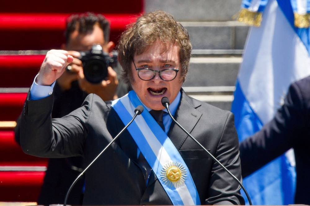Gustavo Garello / The Associated Press files
                                Argentine President Javier Milei