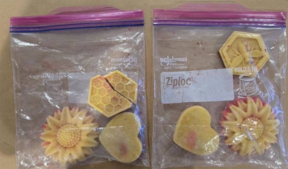 SUPPLIED
The tablets could be mistaken for cookies or small soaps police say.