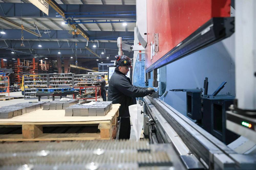 RUTH BONNEVILLE / FREE PRESS
In 2022, Brunswick Steel expanded its manufacturing space and purchased new, state-of-the-art equipment, including a tube laser, a flatbed laser and three press brakes.